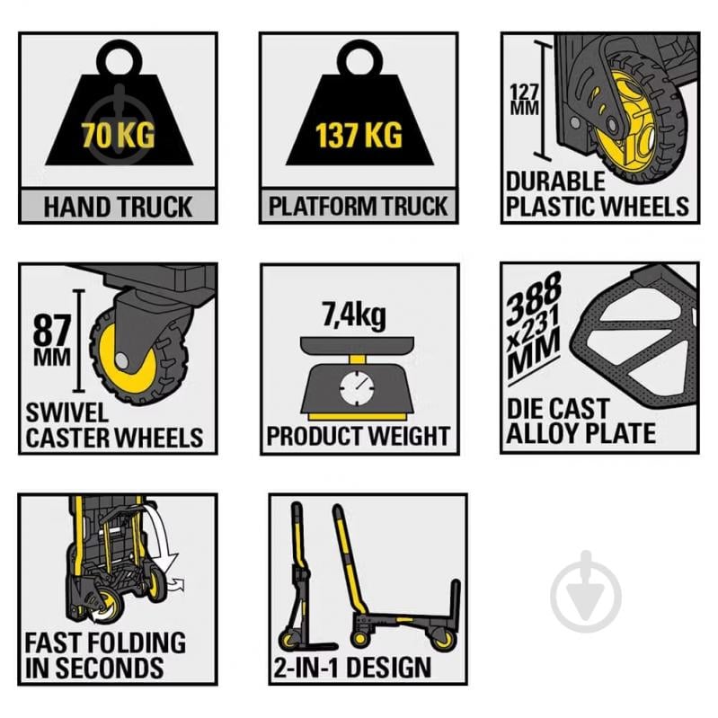 Тележка складская Stanley SXWT-FT585 - фото 8