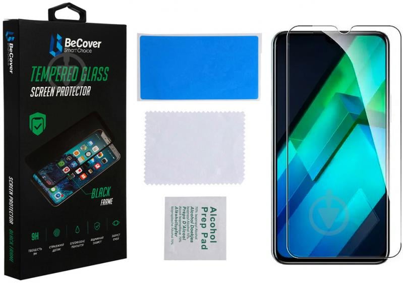 Захисне скло BeCover для Infinix Note 12 (X663D) 3D Crystal Clear Glass (708088) - фото 2