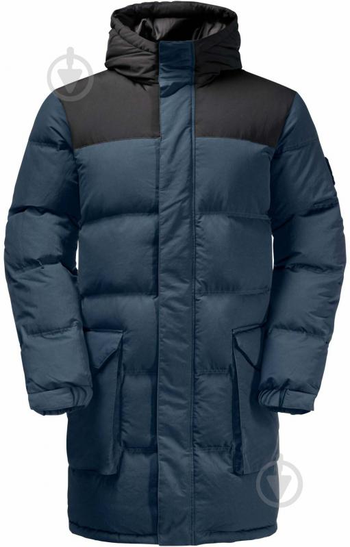 Пуховик мужской Jack Wolfskin ALEX LONG DOWN JKT M 1207251_1383 р.S синий - фото 6