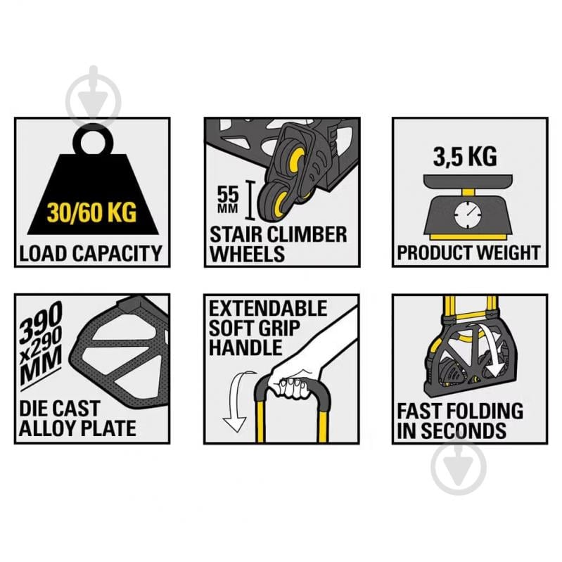 Тележка складская Stanley SXWT-FT584 - фото 3 Тележка складская Stanley SXWT-FT584 - фото 3