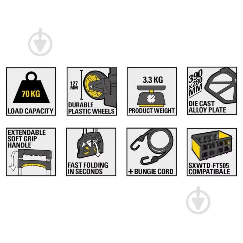 Тележка складская Stanley SXWT-FT501 - фото 4
