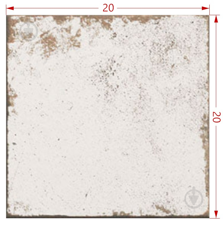 Плитка Mainzu Metallici White 20x20 см - фото 2