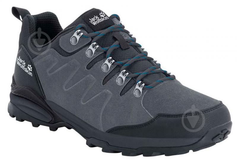 Кросівки чоловічі Jack Wolfskin REFUGIO TEXAPORE LOW M 4049851_6129 р.44 чорні - фото 1