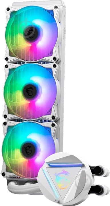 Система водного охлаждения MSI MAG CoreLiquid 360R V2 White - фото 4