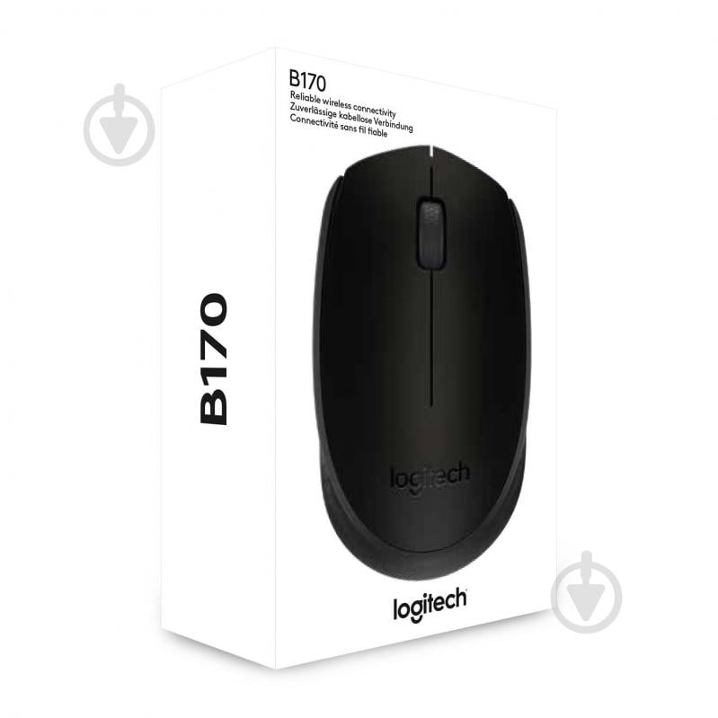 Мышь Logitech Wireless Mouse B170 Business black (910-004798) - фото 6