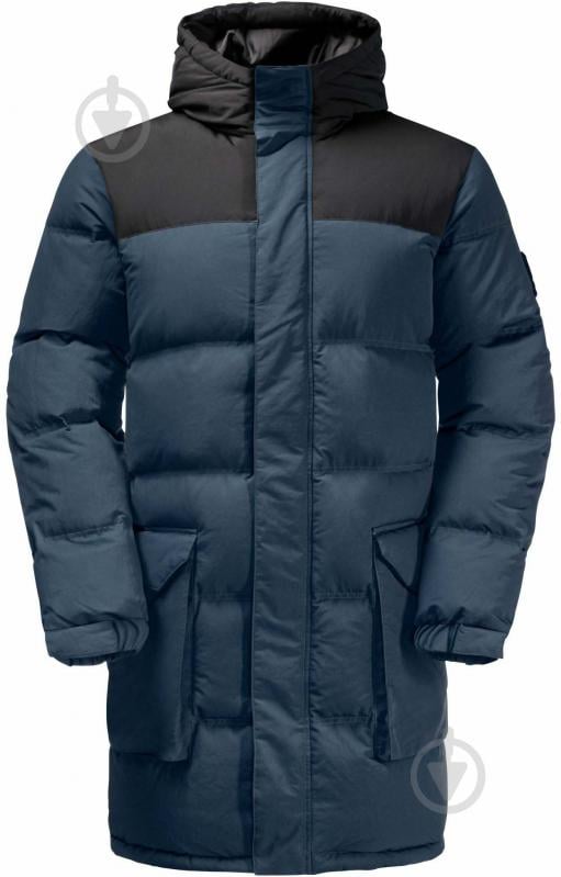 Пуховик мужской Jack Wolfskin ALEX LONG DOWN JKT M 1207251_1383 р.XL синий - фото 6