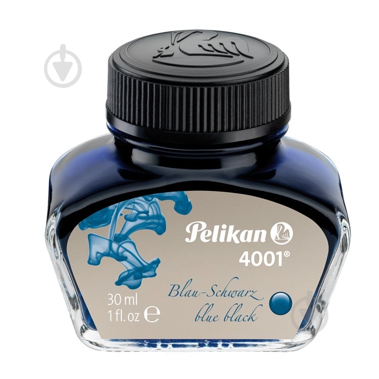 Чернила 4001 30 мл Blue-Black сине-черный 301028 Pelikan - фото 1