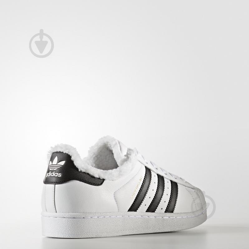 Кроссовки женские зимние Adidas SUPERSTAR W CP9630 р.39 1/3 белые - фото 5