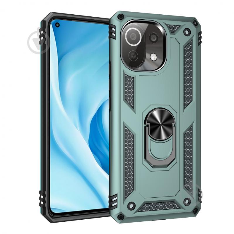 Чехол BeCover Dark Green (706645) для Xiaomi Mi 11 Lite - фото 2