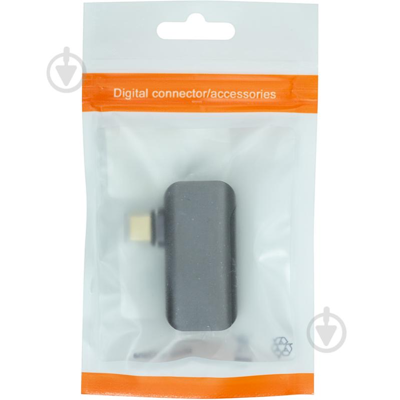 Адаптер PowerPlant USB Type-C - RJ-45, 100/1000Mb black (CA914296) - фото 4