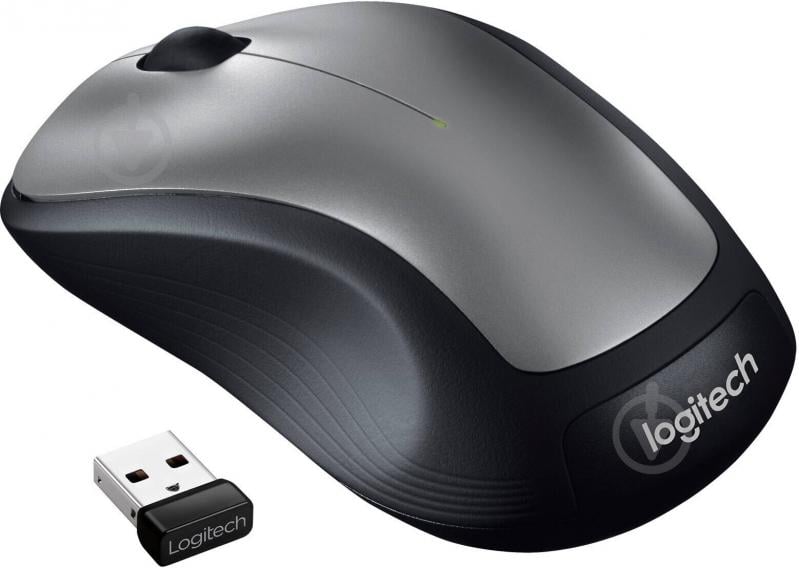 Мышь Logitech Wireless Mouse M310 black/silver (910-003986) - фото 1