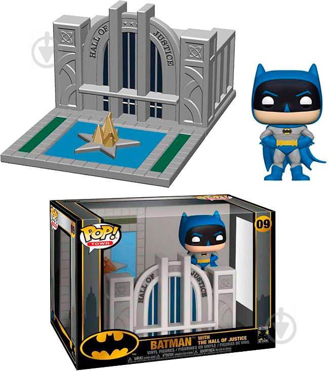 Фігурка Funko Hall of Justice w/Batman 44469 (FUN2549175) - фото 2