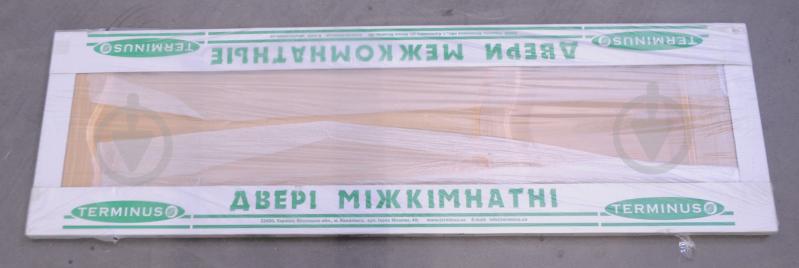 УЦІНКА! Дверне полотно Термінус №03 ПГ 600 мм дуб світлий (УЦ №130) (1) - фото 2