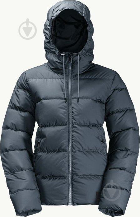 Пуховик женский зимний Jack Wolfskin FROZEN PALACE JACKET W 1204912_1268 р.S синий - фото 1