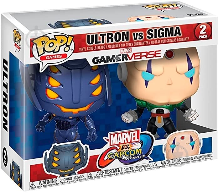 Фигурка Funko POP! Vinyl 2-Pack: Cap vs. Mavl: Ultron vs Sigma 22779 (FUN1102) - фото 2