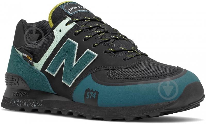 Кроссовки мужские New Balance 574 U574TX2 р.44,5 черные - фото 4