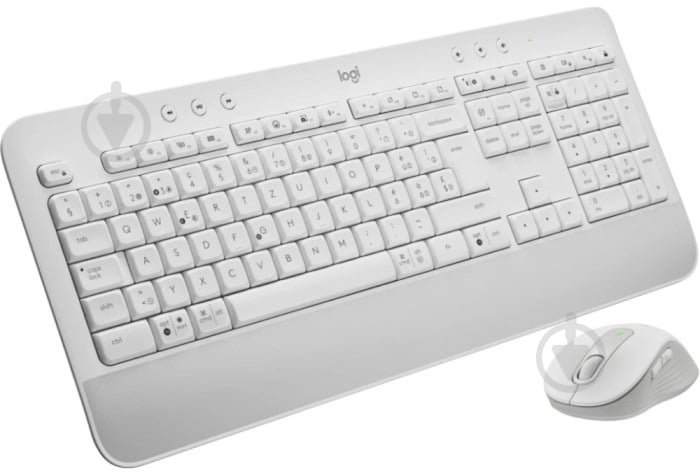 Комплект клавіатура та миша Logitech бездротовий MK650 Combo for Business White (920-011032) - фото 3