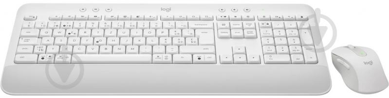 Комплект клавіатура та миша Logitech бездротовий MK650 Combo for Business White (920-011032) - фото 4