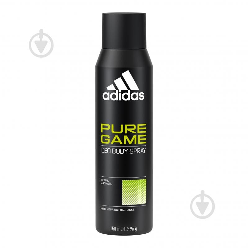 Антиперспірант для чоловіків Adidas Pure Game Sport Sensations 150 мл - фото 1