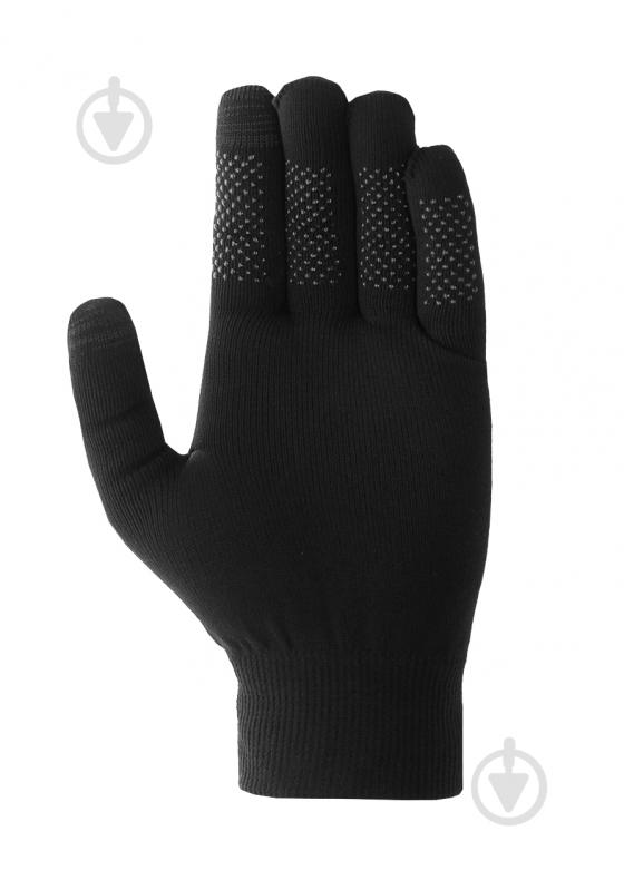 Рукавички 4F GLOVES CAS U085 4FWAW24AGLOU085-20S р.L-XL чорний - фото 2