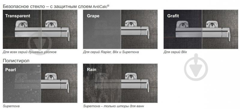 Душевая стенка Ravak BLPS-100 GRAFIT - фото 2