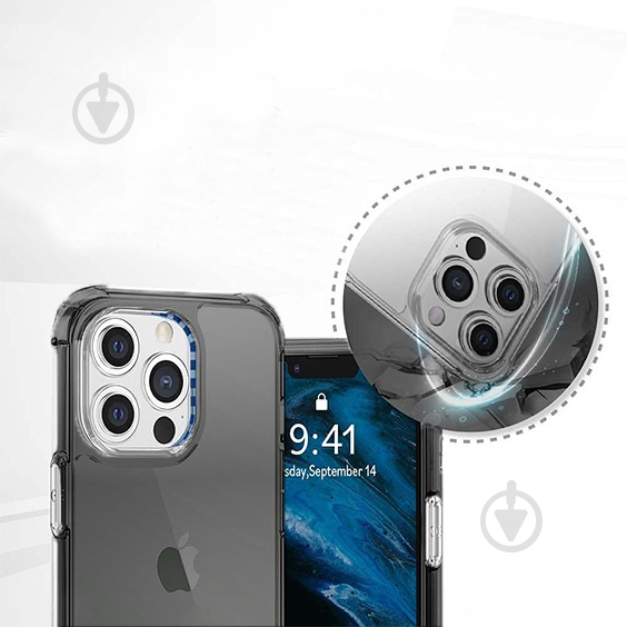 Чохол-накладка BeCover Anti-Shock для Apple iPhone 13 Pro grey (707348) - фото 3