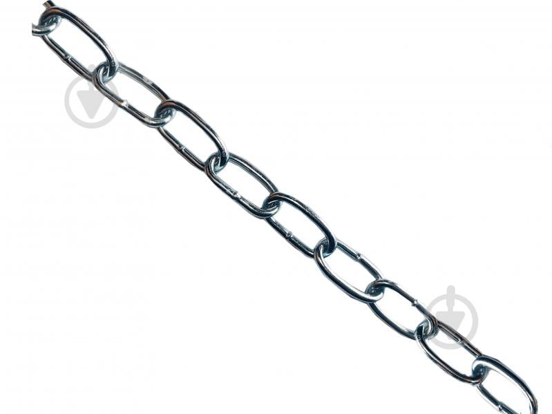 Цепь длиннозвеньевая без покрытия 3 мм на метраж м.пог. без покрытия - фото 1 Цепь длиннозвеньевая без покрытия 3 мм на метраж м.пог. без покрытия - фото 1