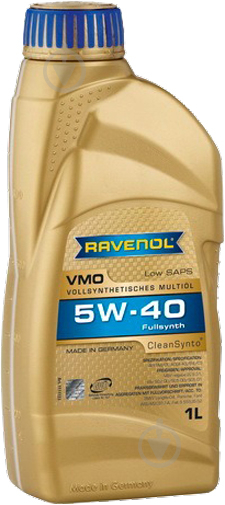 Моторное масло RAVENOL RAV VMO 5W-40 1 л (RAV VMO SAE 5W40 1L) - фото 1