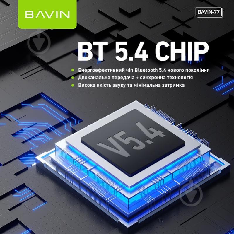 Наушники BAVIN BAVIN-77 white (HB-BA-77 WH) - фото 3 Наушники BAVIN BAVIN-77 white (HB-BA-77 WH) - фото 3