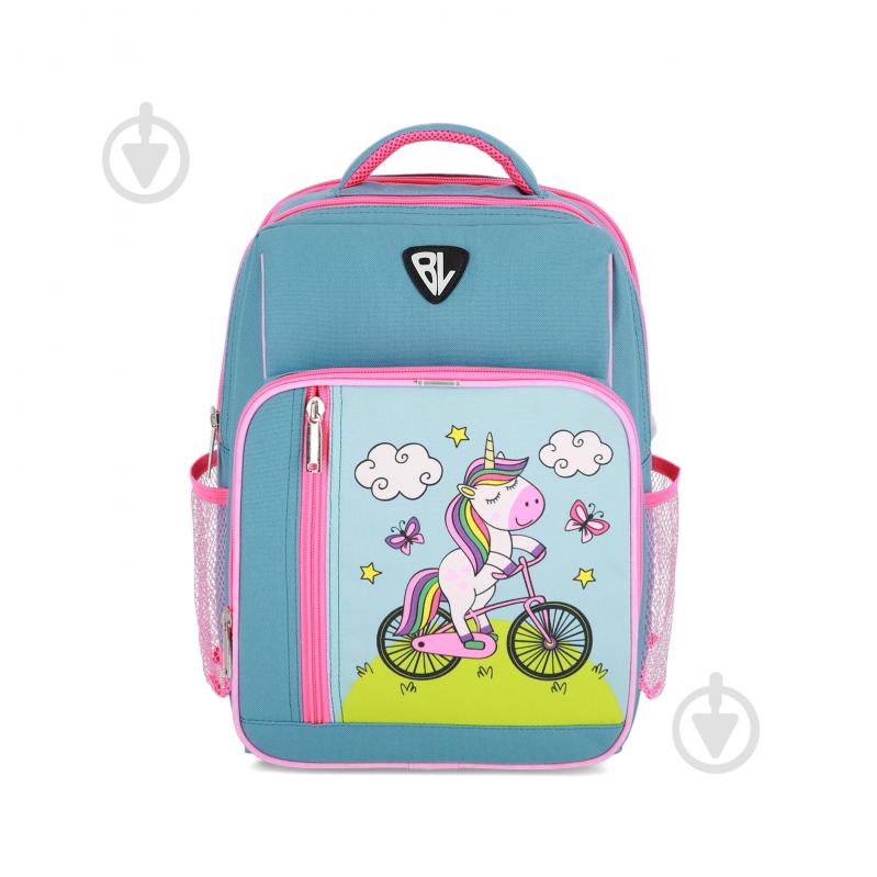 Рюкзак школьный BL Школьник 8 л голубой 1432 (1139221667) 00012866 - фото 1