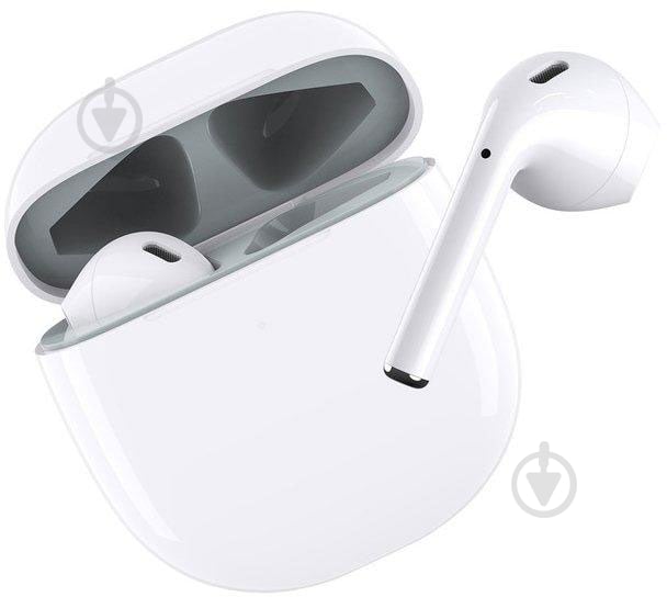 Bluetooth-гарнитура Choetech BH-T02 white (BH-T02) - фото 4