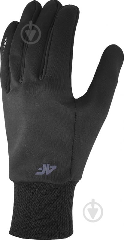 Рукавички 4F GLOVES FNK U143 4FWAW24AFGLU143-20S р.M чорний - фото 1