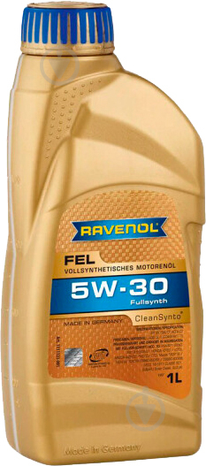 Моторное масло RAVENOL RAV FEL 5W-30 1 л (RAV FEL SAE 5W30 1L) - фото 1