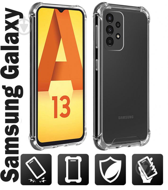 Чехол-накладка BeCover Anti-Shock для Samsung Galaxy A13 SM-A135 Clear (707501) - фото 2