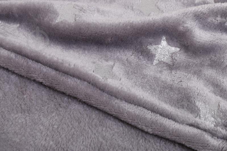 Плед Basic Shine Stars 160x200 см серый La Nuit - фото 2 Плед Basic Shine Stars 160x200 см серый La Nuit - фото 2