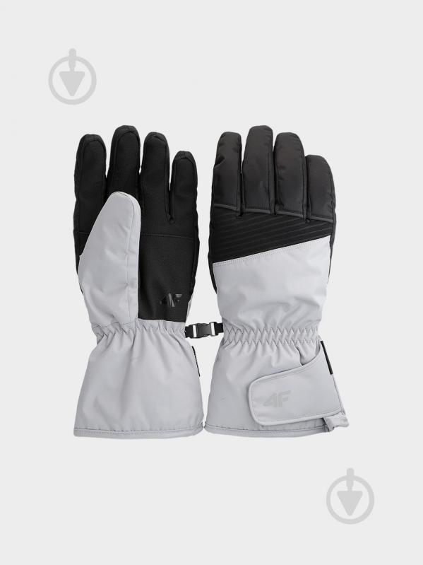 Рукавички 4F GLOVES FNK M150 4FWAW24AFGLM150-27S р.M сірий - фото 1