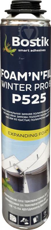 Піна монтажна Bostik всесезонна P525 PRO 750 мл - фото 1