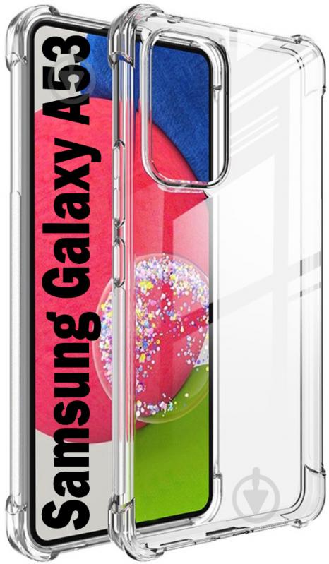 Чохол-накладка BeCover Anti-Shock для Samsung Galaxy A53 SM-A535 Clear (707502) - фото 1