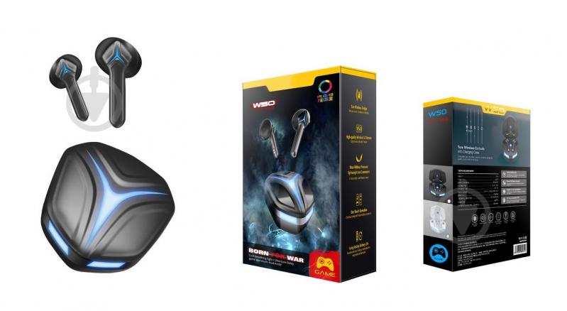 Гарнитура игровая Ovleng W50 black (OVLTWSGEW50B) - фото 4