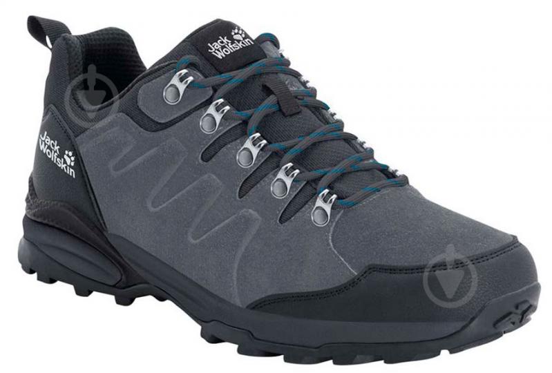 Кросівки чоловічі Jack Wolfskin REFUGIO TEXAPORE LOW M 4049851_6129 р.42 чорні - фото 1