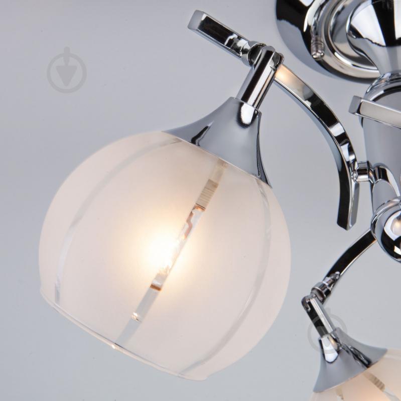 Люстра потолочная Євросвітло Strotskis Libre 3353/3 3x60 Вт E27 хром - фото 3