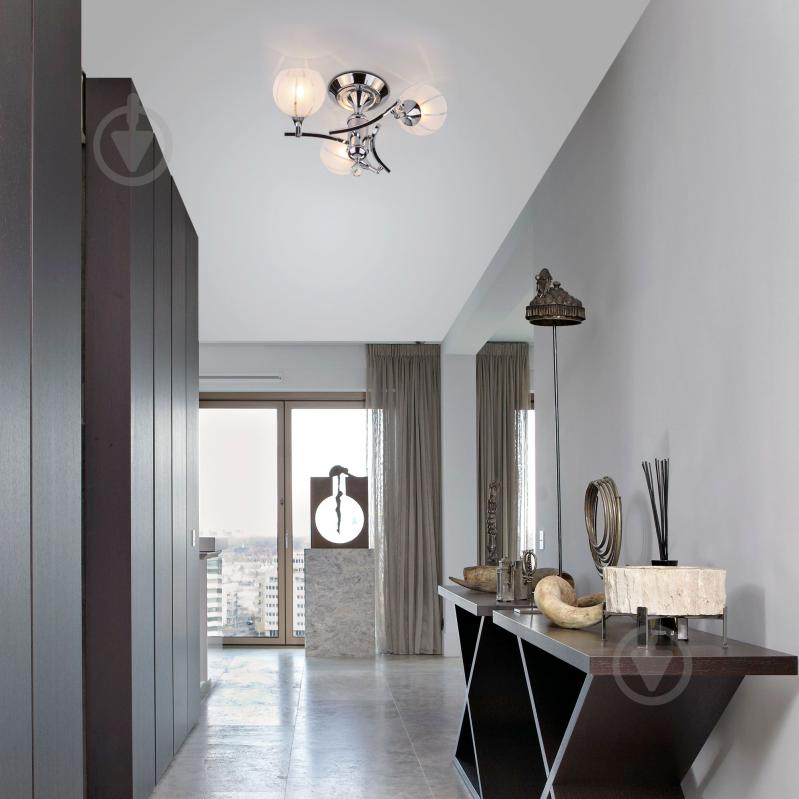 Люстра потолочная Євросвітло Strotskis Libre 3353/3 3x60 Вт E27 хром - фото 2