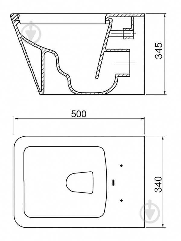 Унитаз подвесной EGO EGOIST Slim - фото 7