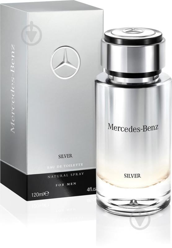 Туалетна вода Mercedes-Benz For Men Silver 120 мл - фото 1