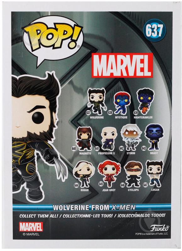 Фігурка Funko POP! Bobble: Marvel: X-Men 20th: Wolverine In Jacket 49282 (FUN2549866) - фото 6