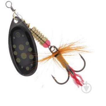 Блесна-вертушка Fishing ROI 6 г Aglia Fly 21 black green - фото 1