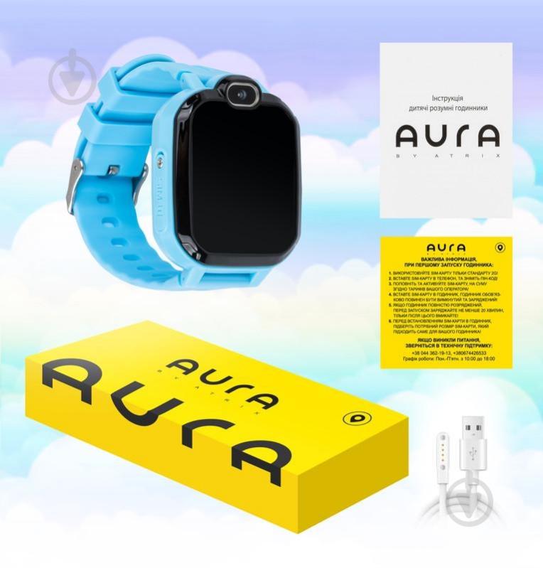 Смарт-годинник дитячий Aura A300 Tracker Blue (AUR-A300-BL) - фото 4