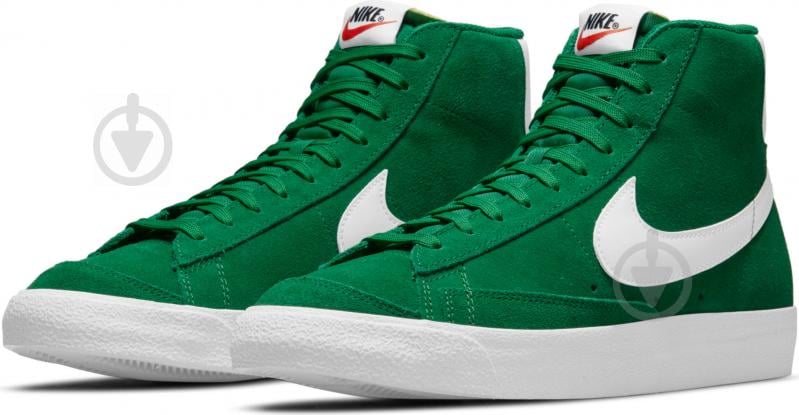 Кроссовки мужские зимние Nike Blazer Mid '77 CI1172-301 р.46 зеленые - фото 4