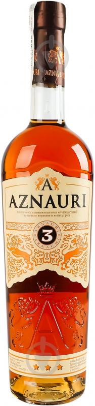 Бренді AZNAURI V.S.3 роки 40% 0,5 л - фото 1