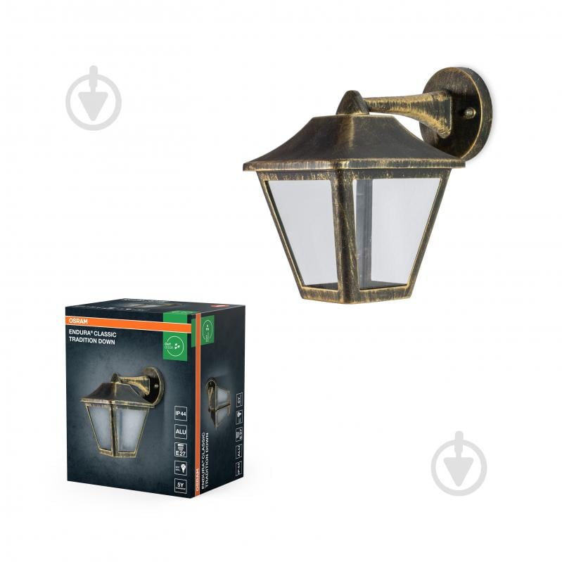 Бра Ledvance E27 IP44 бронзовый Endura Classic DWN Gold - фото 1